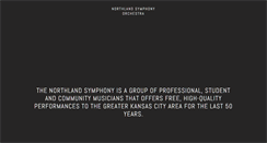 Desktop Screenshot of northlandsymphony.org